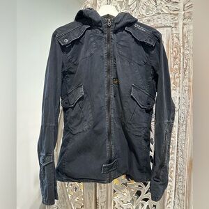 G-Star Black Military Shirt Jacket